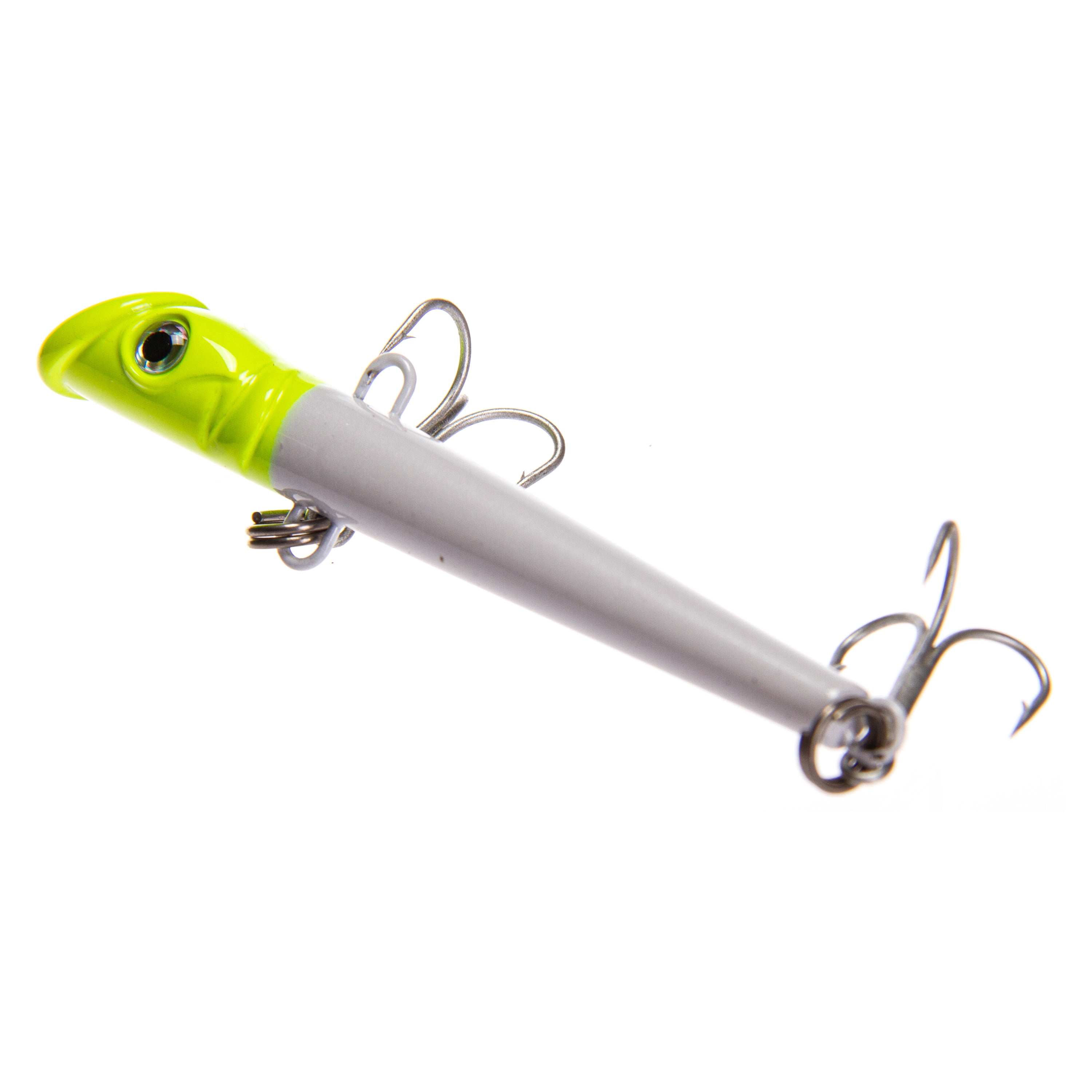 Ozark Trail Saltwater Inshore Jigging Fishing Lure, Chartreuse/White, 1 oz