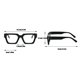 thumbnail image 2 of Gafas de sol deportivas cuadradas de alta gama para ciclismo: material de PC, protección UV400, antirreflejos, almohadillas nasales ajustables, ligeras y cómodas para adultos, 2 of 6