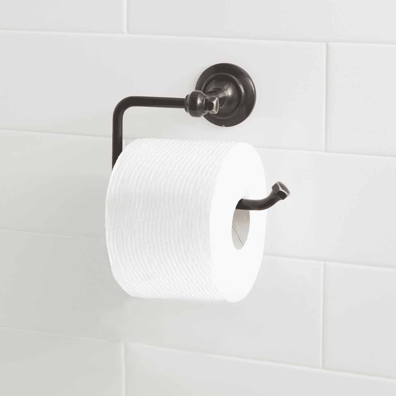 Better Homes & Gardens Holbrook Bathroom Toilet Paper Holder, Oil Rubbed Bronze