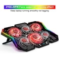 thumbnail image 2 of 12-Mode RGB Laptop Cooling Pad LED Screen Gaming Laptop Cooler, 2 of 5