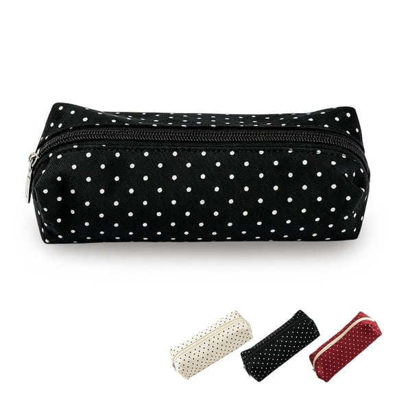 Cute Polka Dot Pencil Case Aesthetic Pencils Pouch | Y2K Large Capacity Pencils Case  Pen Pencil Pouch Makeup Pouchs
