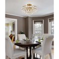 thumbnail image 2 of Elegant Lighting Savannah 18 inch flush mount in brass, 2 of 4