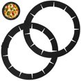 thumbnail image 1 of Qteclor Protector De Corteza De Pastel Ajustable, Herramientas Protectoras De Borde De Pastel, Cubierta Redonda De Silicona Para Hornear Pasteles, Pizza, Sin Bpa, Para Hornear En Fiestas Navideñas De, 1 of 4