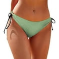 thumbnail image 2 of Ashirexll Swim Shorts Women, Bathing Suit Bottoms for Women, Bikini Swim Pants Shorts Bottom Swimsuit Swimwear Bathing Army Green B L, 2 of 7