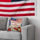 thumbnail image 5 of Funda de cojín con estampado de la bandera estadounidense a doble cara para sofá cama | Funda de almohada cuadrada decorativa con cremallera oculta | Poliéster lavable, 5 of 5