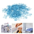 thumbnail image 1 of Petits Pinces à Papier, Forme d'Avion 100 Pcs Pinces à Papier Finition Portable Force de Serrage Forte pour Classification des Fichiers pour Carte d'Invitation de Fête, 1 of 8