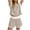 Brown, variant on Women's Tops Women's two-piece spring and summer suit short-sleeved loose sportswear casual leisure suit matching suit Ndbuld Black M