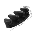 thumbnail image 2 of WRITWAA 2Pcs Lightweight Nylon Kayak Anchor Rope Cleat Black for Secure Boat Docking, 2 of 8