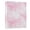 Pink Soft Smoke Cloud, variant on Haosy Hardcover 3 Ring Binder 1.5 Inch Ring Decorative Binder Organizer for Home School Office, Cute Skull Bone Flower