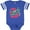 Football Blue and White, variant on Inktastic Who Needs Santa when I Have Grammy Boys or Girls Baby Bodysuit