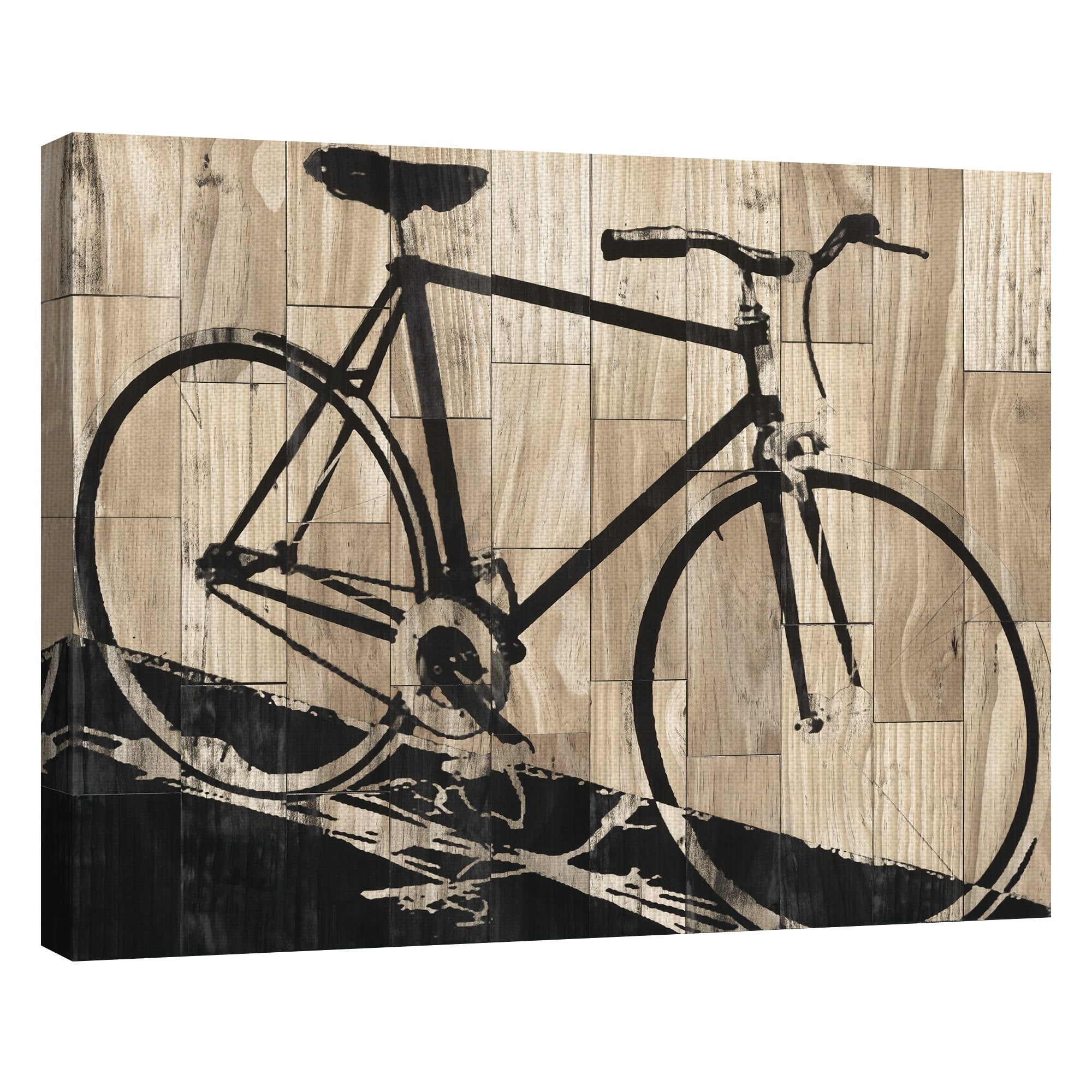 Masterpiece Art Gallery Fixed Gear Bicycle 2 Light by PaperplateInc Canvas Art Print 22" x 28"