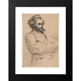 thumbnail image 2 of James Abbott McNeill Whistler 14x18 Black Modern Framed Museum Art Print Titled - Drouet (1859), 2 of 5