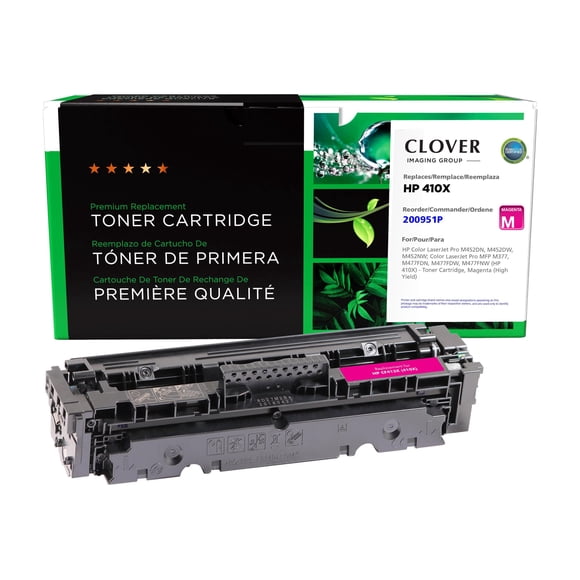 Clover Imaging Group - High Yield - magenta - compatible - remanufactured - toner cartridge (alternative for: HP CF413X) - for HP Color LaserJet Pro M452, MFP M377, MFP M477