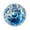 Blue, variant on 28cm Transparent PVC Inflatable Beach Balls, Glitter Floating Water Ball with Internal Sequins, Summer Pool Party Fun Games