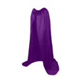 thumbnail image 4 of DuoJiaJ Adults Tie Cloak, Hoodless Cape Party Dress Up Outfit Purple Sizes M-XL, 4 of 5