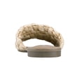 thumbnail image 2 of MARC FISHER Womens Beige Woven Padded Moral Square Toe Slip On Slide Sandals Shoes 5 M, 2 of 4