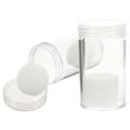 thumbnail image 3 of KAKOWELY 2 Pcs Tubes à Pièces en Plastique Support de Rangement pour Pièces de Monnaie Conteneur de Pièces pour Collectionneurs, 2.36"X1.18"X1.18 Pouces, 3 of 5
