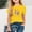 Yellow, variant on Spazoro Toddler Girls T-shirts, Crewneck Summer Graphic Tee Casual Short Sleeve Tops Orange Size 1-13T