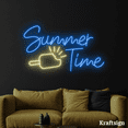 thumbnail image 3 of Craftnamesign Summer Time Neon Sign, Ice Cream Shop LED Sign, Room Decor, 3 of 4