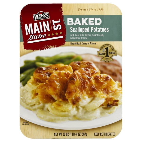 Reser's Main St Bistro Baked Scalloped Potatoes 20 oz, Pack of 1, Box -  Walmart.com