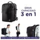 thumbnail image 4 of Mochila 3 en 1 HOKINS para Laptop viaje Premium adapt, 4 of 4