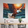 thumbnail image 4 of Xecao Textured Bald Eagle Print Tapestry, Wall Hanging Room Funny Decor, Backdrop Room Decor for Bedroom Living Room dormitory, 4 of 8
