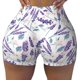 thumbnail image 2 of Balery Lavender Flowers Pantalones cortos de entrenamiento estampados para mujer, sin costuras, ajustados, para gimnasio, yoga, correr, deportes, ejercicio activo, fitness.-XX-Large, 2 of 8