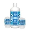 Keep it Kind Fresh Kidz Hair & Body Wash 16.9 fl.oz. and 2 Roll On Deodorants 1.86 fl.oz. - Boys"Blue" Set