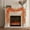 Orange_Hot#95321, variant on Halloween Wreath - Artificial Maple Leaf Vine Garland for Fireplace Mantel, Christmas & Party Decor