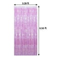 thumbnail image 2 of LQQBOX 3 Pack Transparent Rainbow Fringe Curtains, 3.28 x 6.56 FT Photo Booth Streamer Tinsel Curtains Background for Bachelorette Birthday Wedding Graduation Holiday Decor, 2 of 7