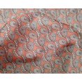 thumbnail image 4 of oneOone Silk Tabby Fabric Abstract Block Print Fabric BTY 42 Inch Wide, 4 of 4