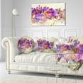 thumbnail image 3 of Designart Purple New York Skyline - Cityscape Throw Pillow - 12x20, 3 of 5