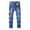 Z05 Sky Blue, variant on Boys Pants,Boys' Distressed Denim Jeans High-Street Trousers Stretch Comfort Fit Spring & Autumn Layering Trendy School Outfits,Uniform Pants for Boys,Blue,11-12 Years