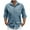 Blue, variant on Men's Corduroy Button Down Shirts Casual Long Sleeve Shirts Shacket Collared Western Vintage Lightweight Jacket with Pockets