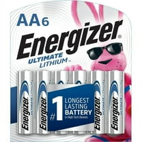 Energizer Ultimate Lithium AA Batteries, 6 Pack