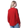 thumbnail image 2 of Women's G-III 4Her by Carl Banks  Red New Jersey Devils Advantage Thermal Long-Sleeve Tri-Blend T-Shirt, 2 of 2