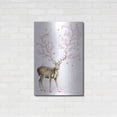 thumbnail image 3 of Luxe Metal Art 'Cherry Blossom Deer' by Michelle Faber, Metal Wall Art, 24"x36", 3 of 7
