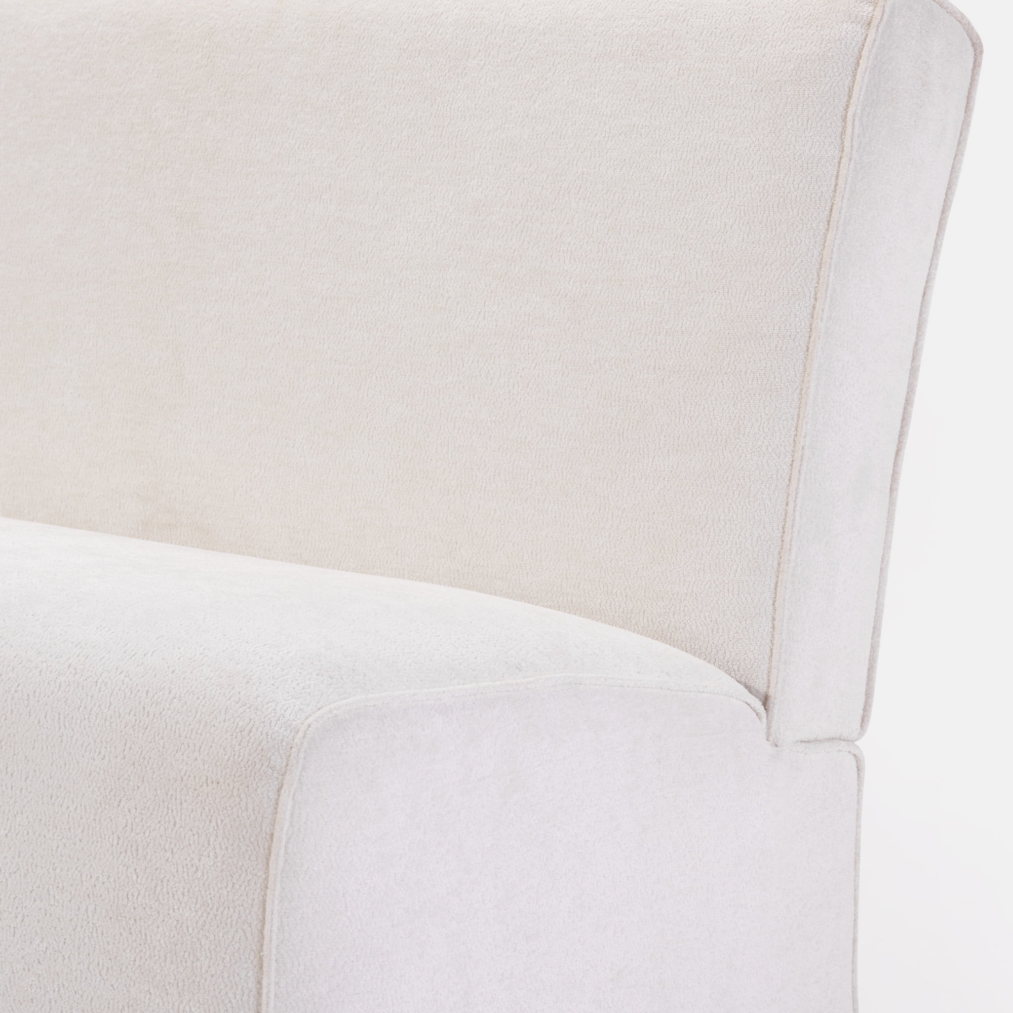 49-Inch Boucle Fabric Loveseat Sofa with 25D High-Density Sponge Cushion, Modern Curved Backrest Couch with Light Wood Legs, Compact Loveseat for Living Room Apartment, Beige