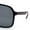 Black Burgundy - Black, variant on Mens Racer Mobster Fashion Oversize Sunglasses Tortoise - Brown