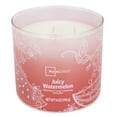 thumbnail image 3 of Mainstays 3-Wick Textured Wrapped Juciy Watermelon Scented Candle, 14 oz, 3 of 5