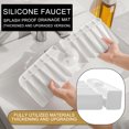 thumbnail image 5 of Silicone Faucet Mat for Kitchen Sink, Fast Drying Handle Drip Catcher Tray Mat, Sink Organizer for Dish Soap Sponge Kitchen Accessories, Drying Mat Sink Splash Guard for Kitchen Bathroom, 5 of 9