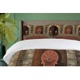 thumbnail image 4 of Ambesonne Gothic Duvet Cover Sets, King Vintage, 2-King, Burgundy Grey, 4 of 7