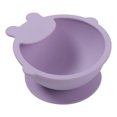 thumbnail image 1 of Cuencos para bebés con ventosa de la ventosa Portátil Silicone Toddlers Alimentación Vajilla Vajilla Recién Nacido Niños Regalos Camping Suministros Púrpura seitruly HA059430-02B, 1 of 7