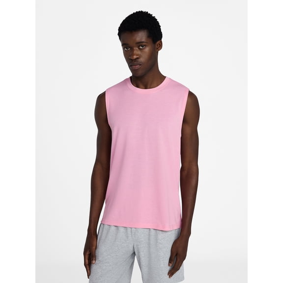 Athletic Works Men's and Men's Big & Tall Tri-Blend Muscle Tee, Sizes XS-4XLT