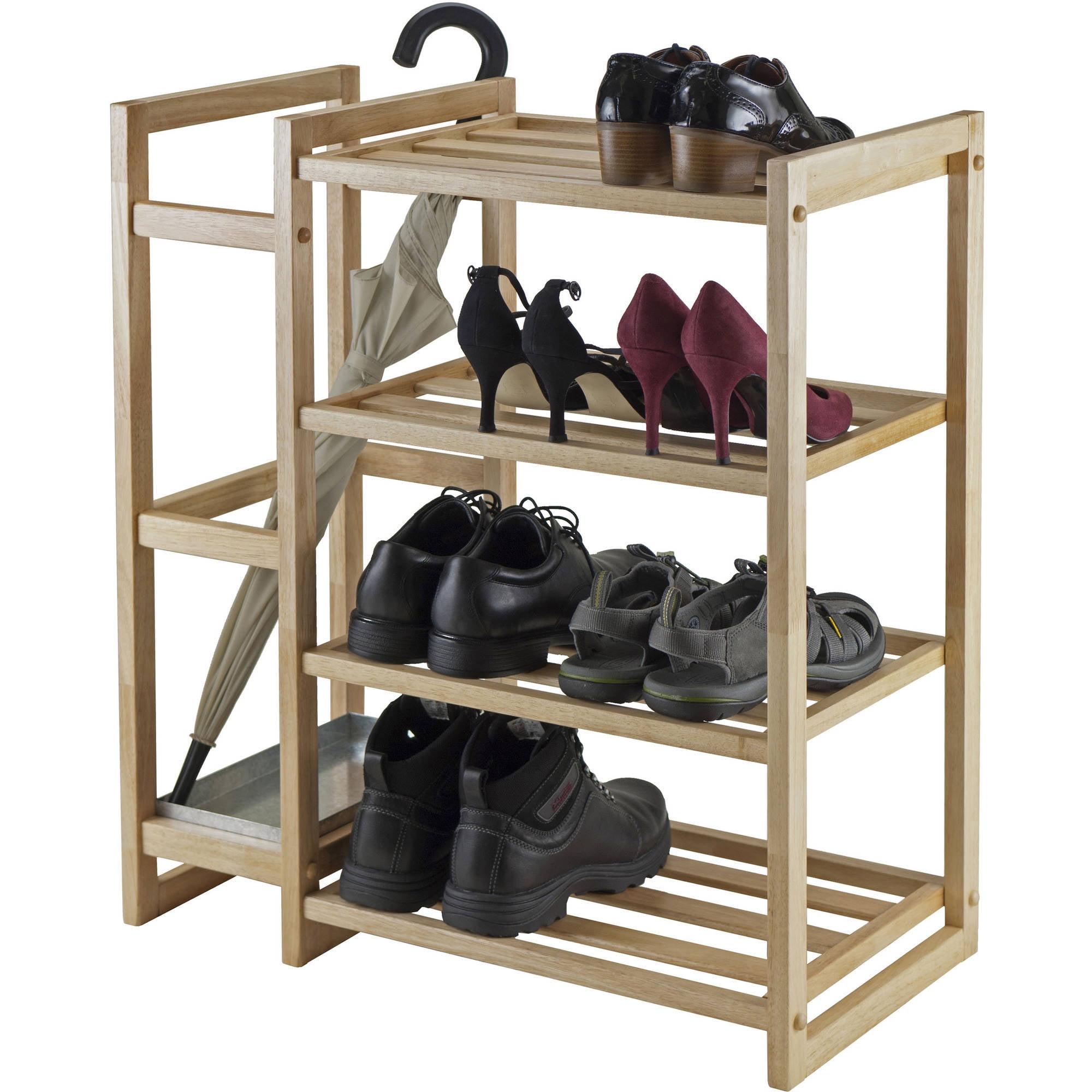 Isabel Shoe Rack With Umbrella Stand And Tray Natural Finish - Isabel Shoe Rack With Umbrella Stand And Tray Natural Finish Walmartcom isabel shoe rack with umbrella stand and tray natural finish - isabel shoe rack with umbrella stand and tray natural finish walmartcom