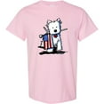 thumbnail image 3 of Inktastic Us Flag Westie T-Shirt, 3 of 5