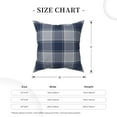 thumbnail image 4 of Spring Navy Blue and White Buffalo Check Throw Pillows Cover 18x18 Inch Set of 2 Summer Buffalo Plaid Decorative Pillow Covers Farmhouse Square Pillowcases for Home Couch Sofa Decor, 4 of 6
