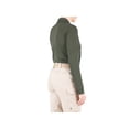 thumbnail image 4 of First Performance Long Sleeve Polo - Womens, OD Green, Extra Large, 4 of 6