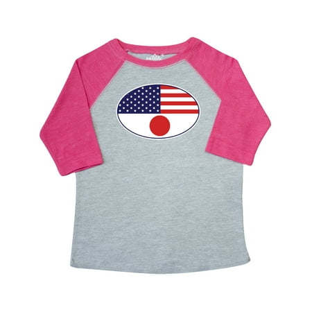 

Inktastic Japanese American Flag Gift Toddler Boy or Toddler Girl T-Shirt
