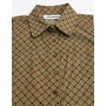 thumbnail image 4 of MoomayaWomens PrintedCotton Crop Shirt,Button Down Sleeveless Knotting Shirt Top, 4 of 8